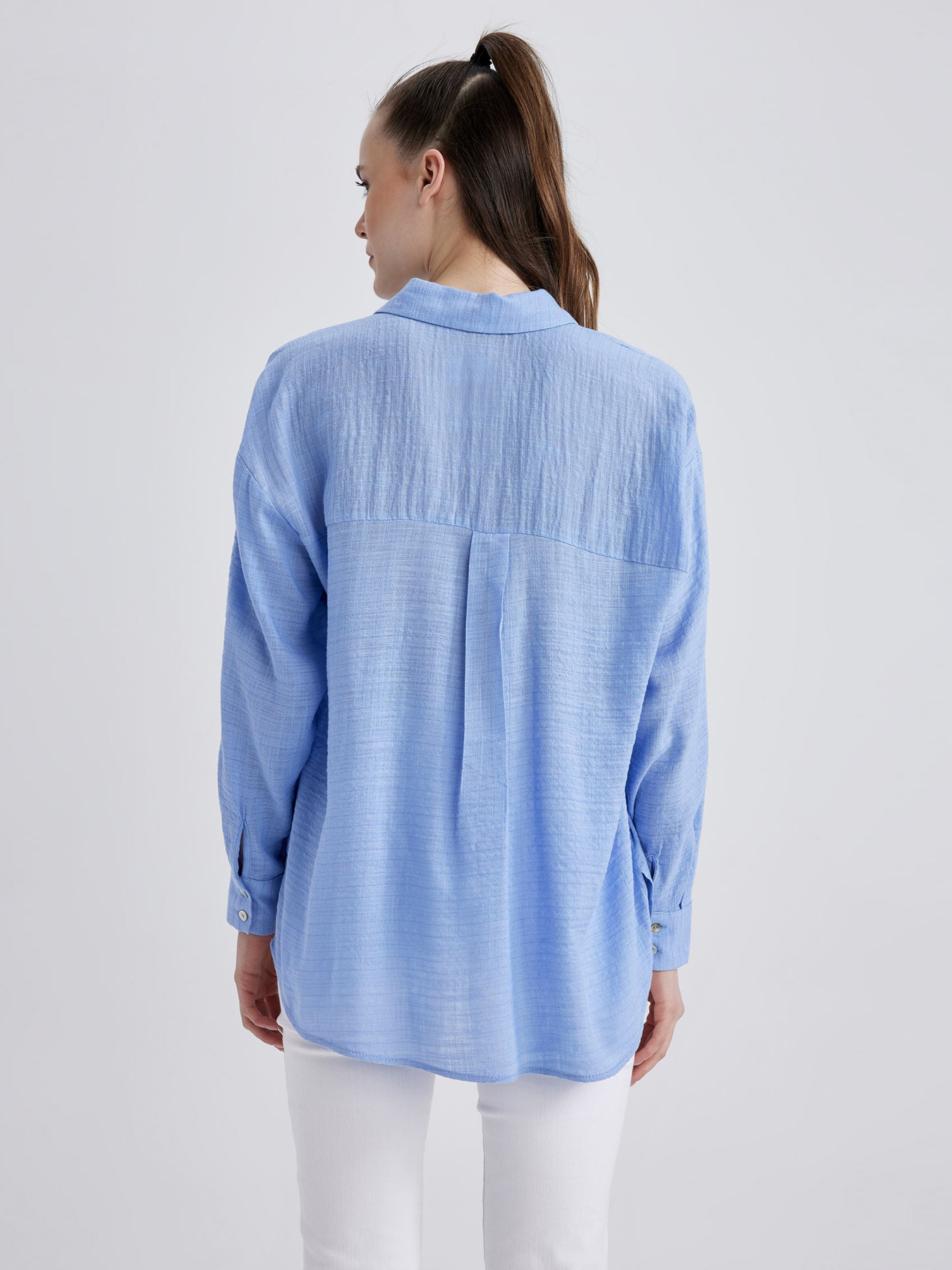 Сорочка повсякденна DeFacto модель X2232AZ-BE553 Фото