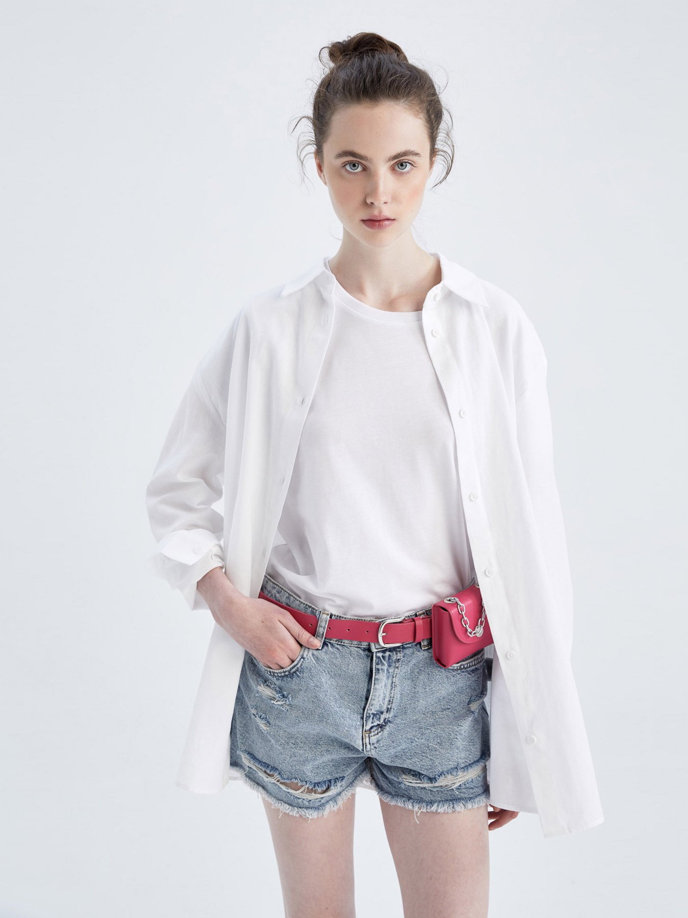 Сорочка повсякденна DeFacto модель Y9295AZ-WT34 Сорочка повсякденна DeFacto модель Y9295AZ-WT34 Фото