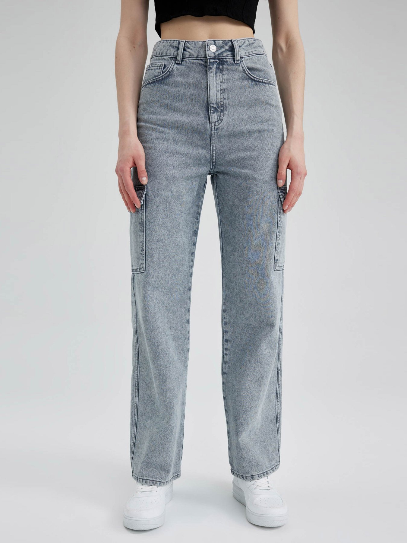 Прямые джинсы DeFacto модель A0739AX-NM39 Фото