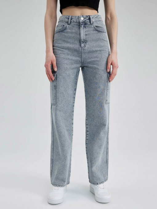 Прямые джинсы DeFacto модель A0739AX-NM39 Фото