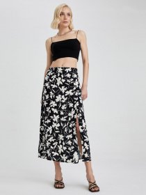 Юбка миди DeFacto модель X6692AZ-BK27 Фото