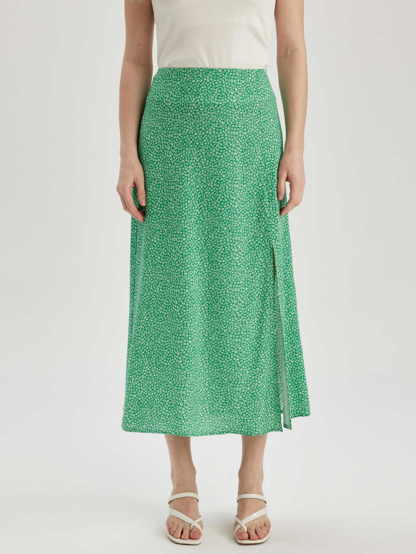 Юбка миди DeFacto модель X6692AZ-GN205 Фото