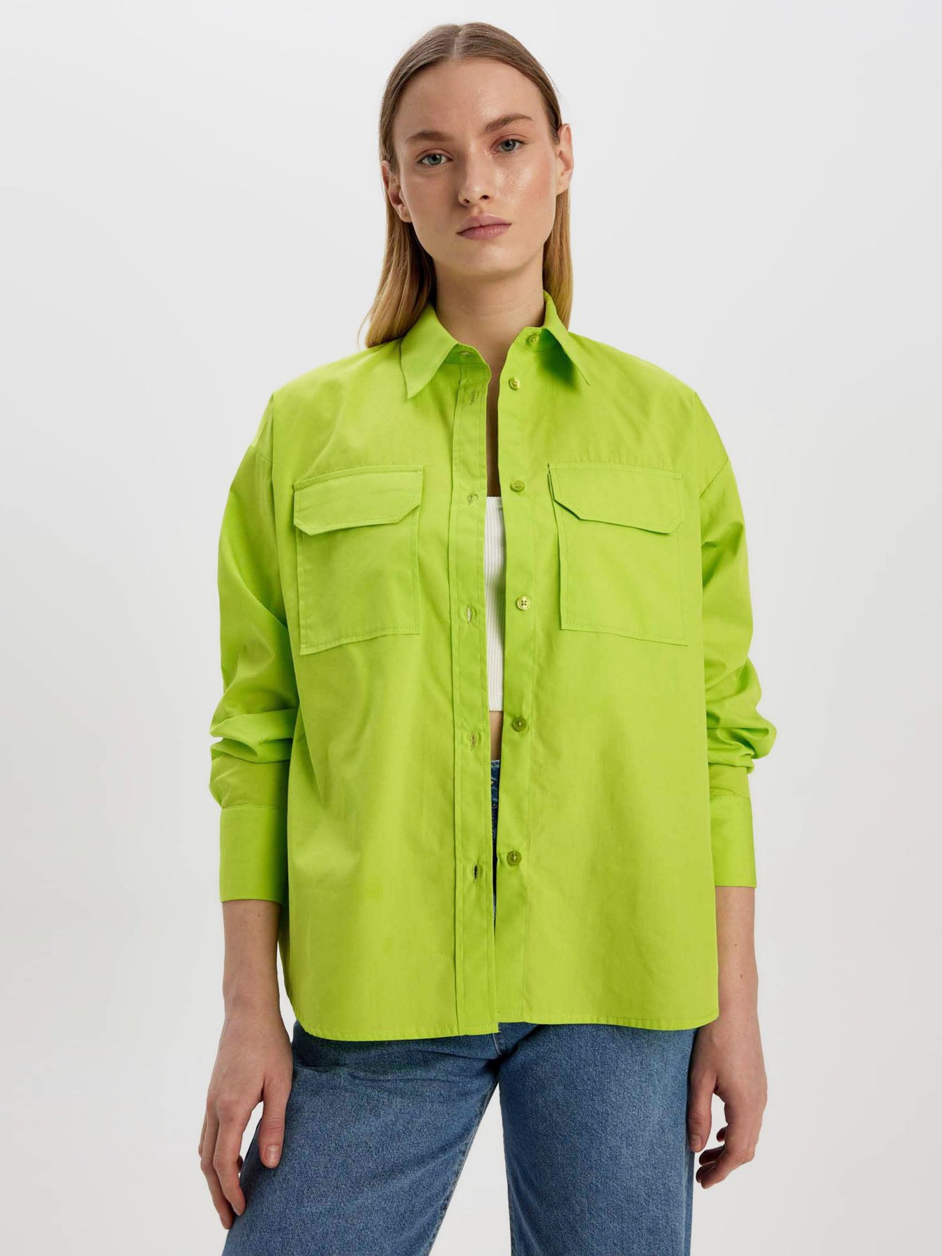 Сорочка повсякденна DeFacto модель A3153AX-GN1184 Фото