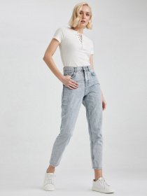 Джинси мом DeFacto модель A3477AX-NM55 Фото