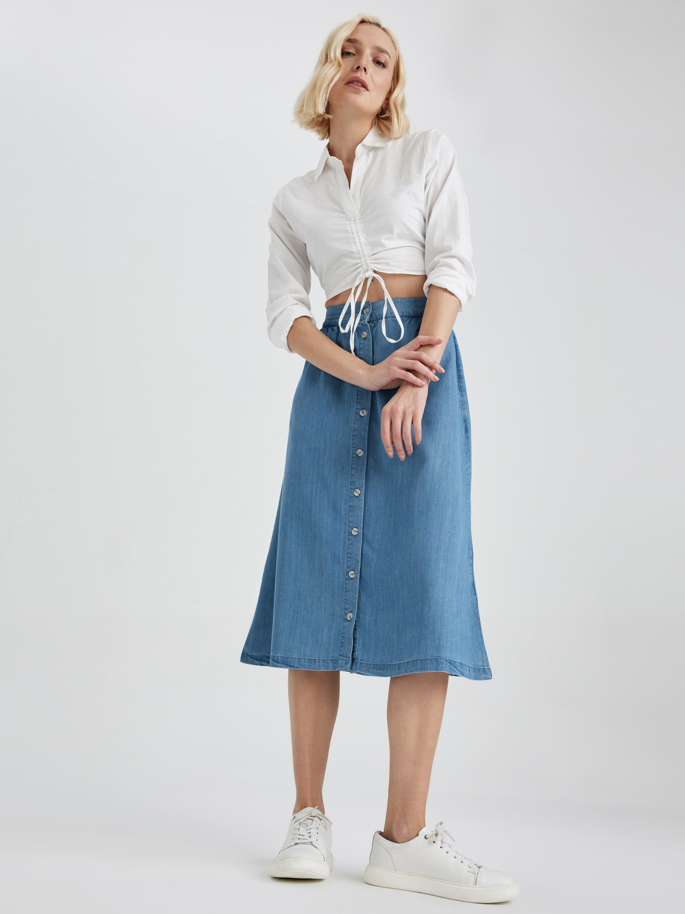 Юбка миди DeFacto модель Z1722AZ-NM28 Фото