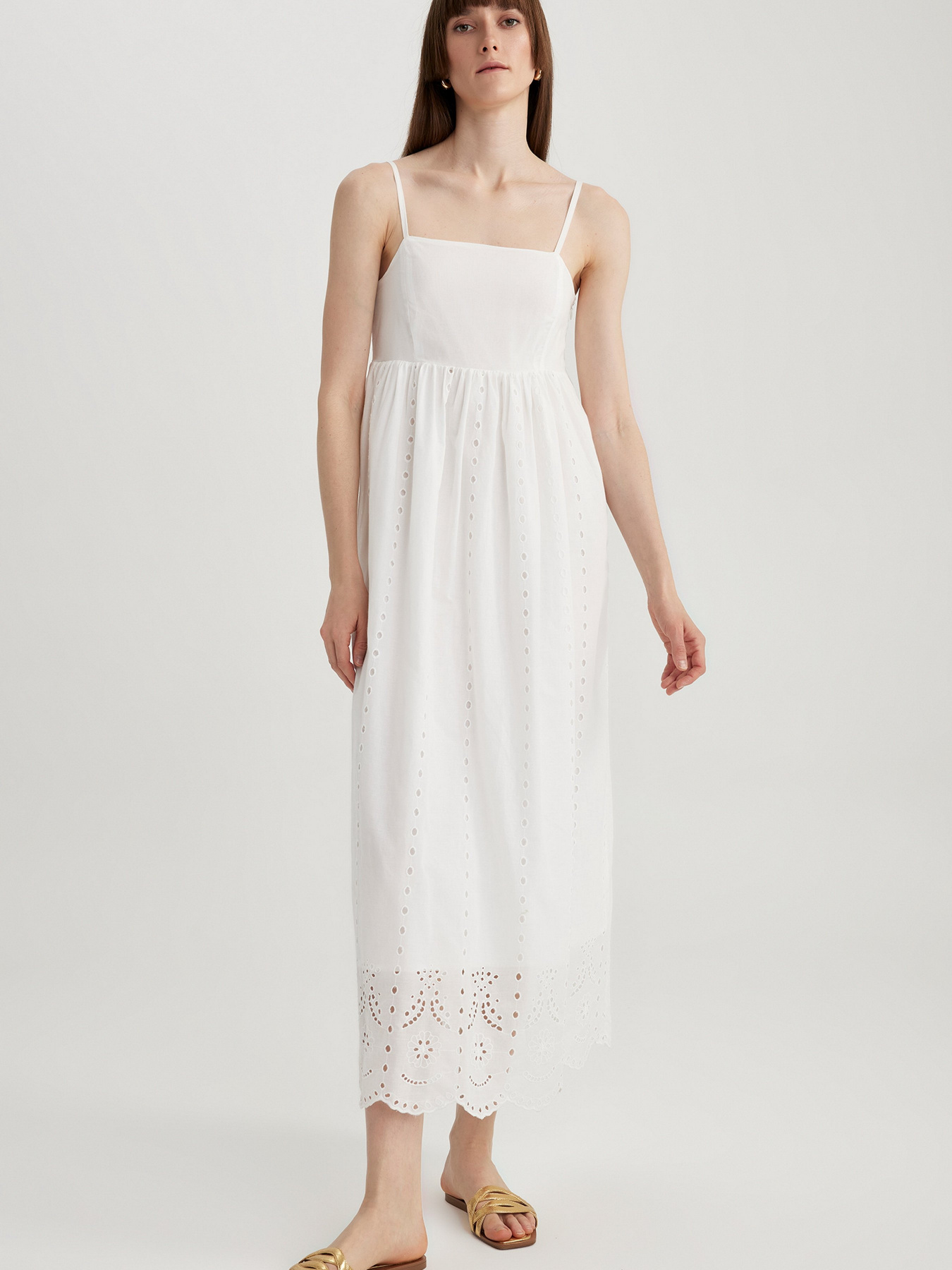 Платье макси DeFacto модель A0061AX-WT32 Платье макси DeFacto модель A0061AX-WT32 Фото