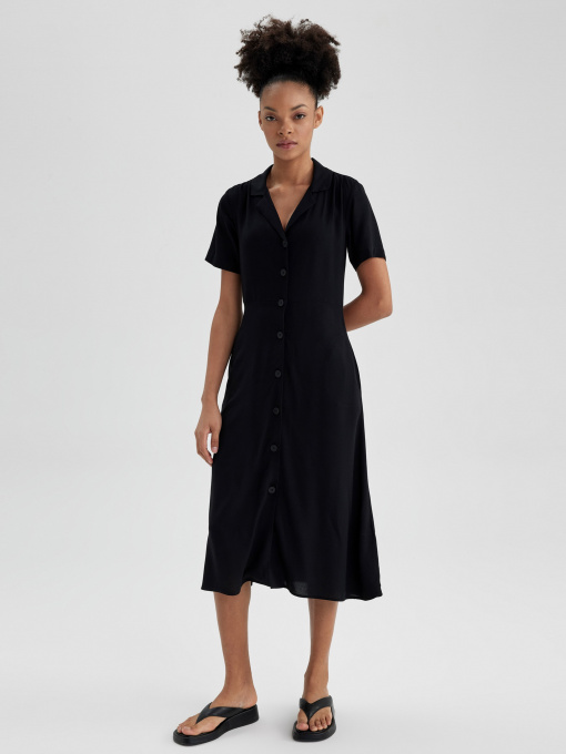 Платье миди DeFacto модель A4806AX-BK81 Фото