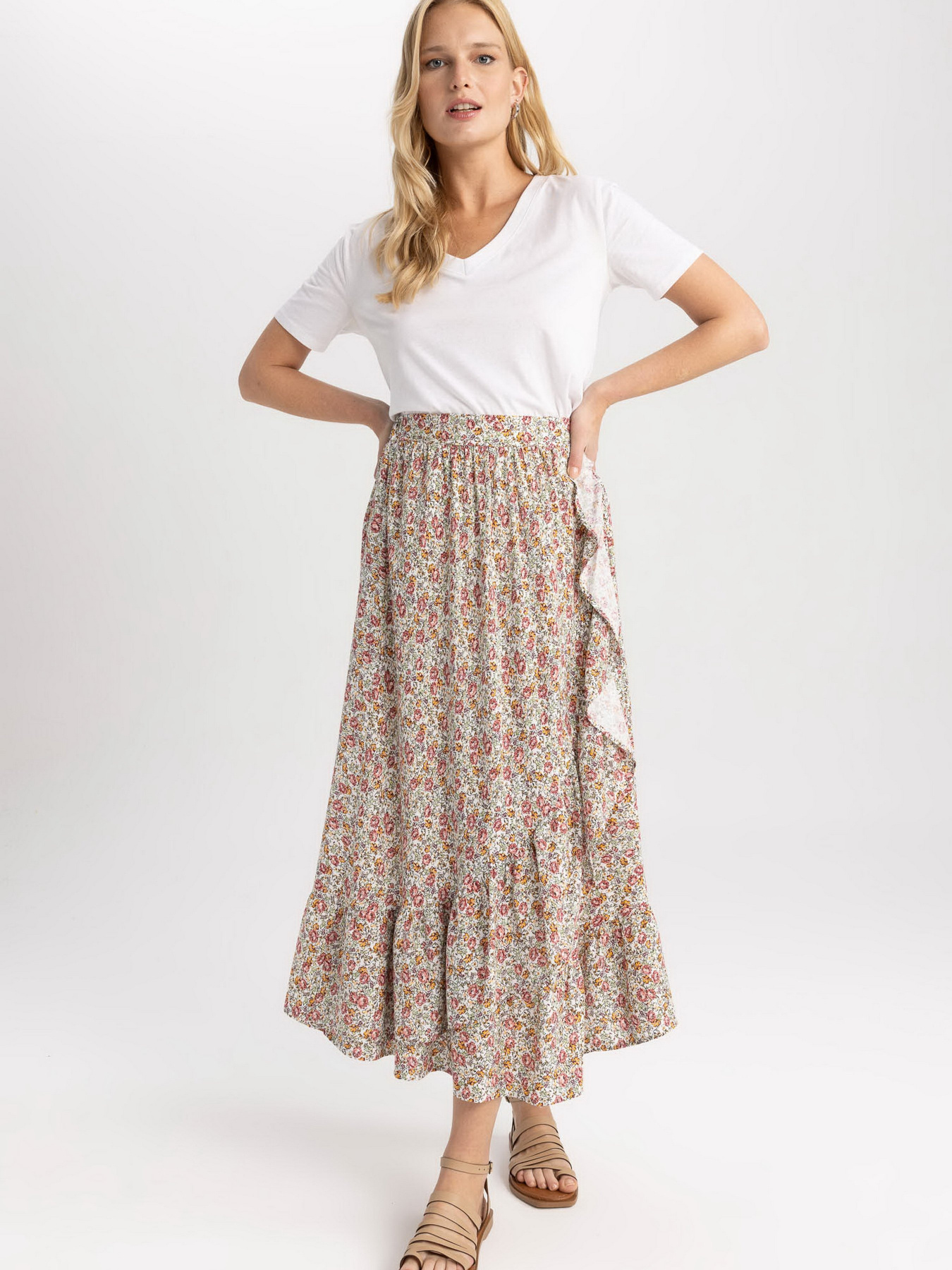 Спідниця максі DeFacto модель A5089AX-RD2 Фото