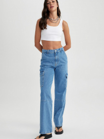 Прямые джинсы DeFacto модель A5149AX-NM28 Фото