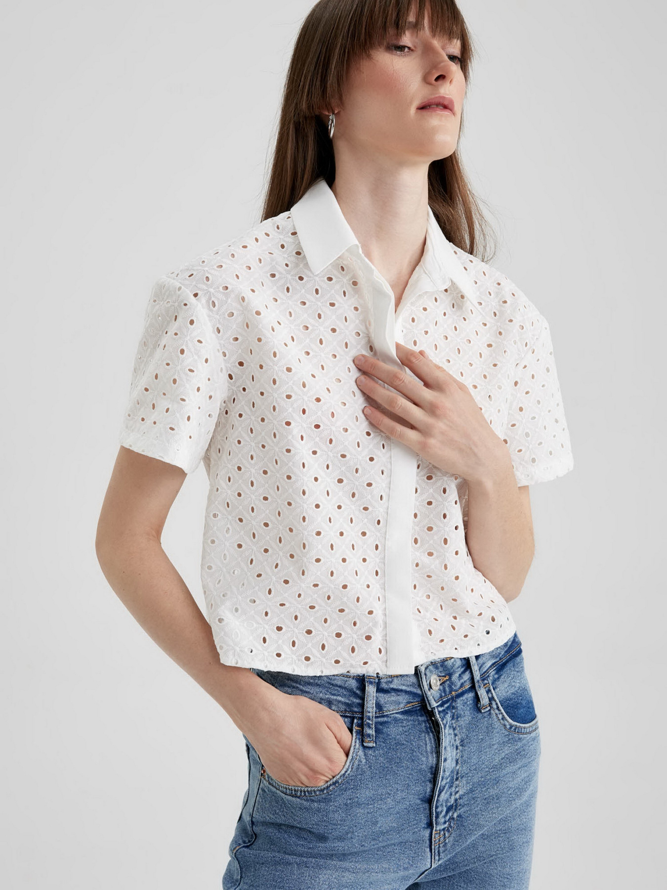 Сорочка DeFacto модель A5761AX-WT34 Фото