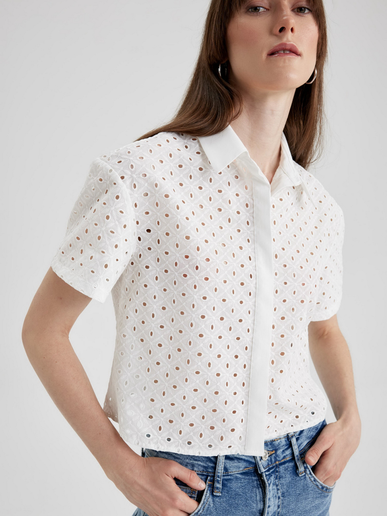 Сорочка DeFacto модель A5761AX-WT34 Фото