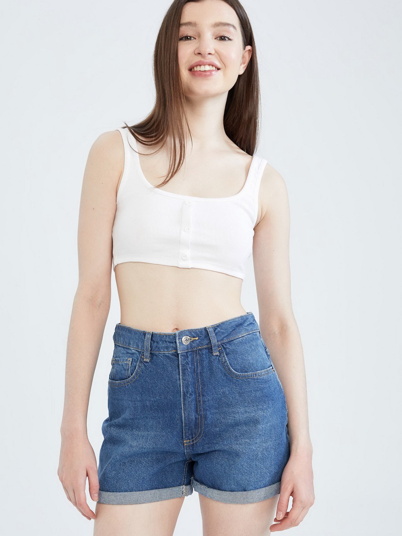 Джинсові шорти DeFacto модель X3014AZ-NM28 Фото