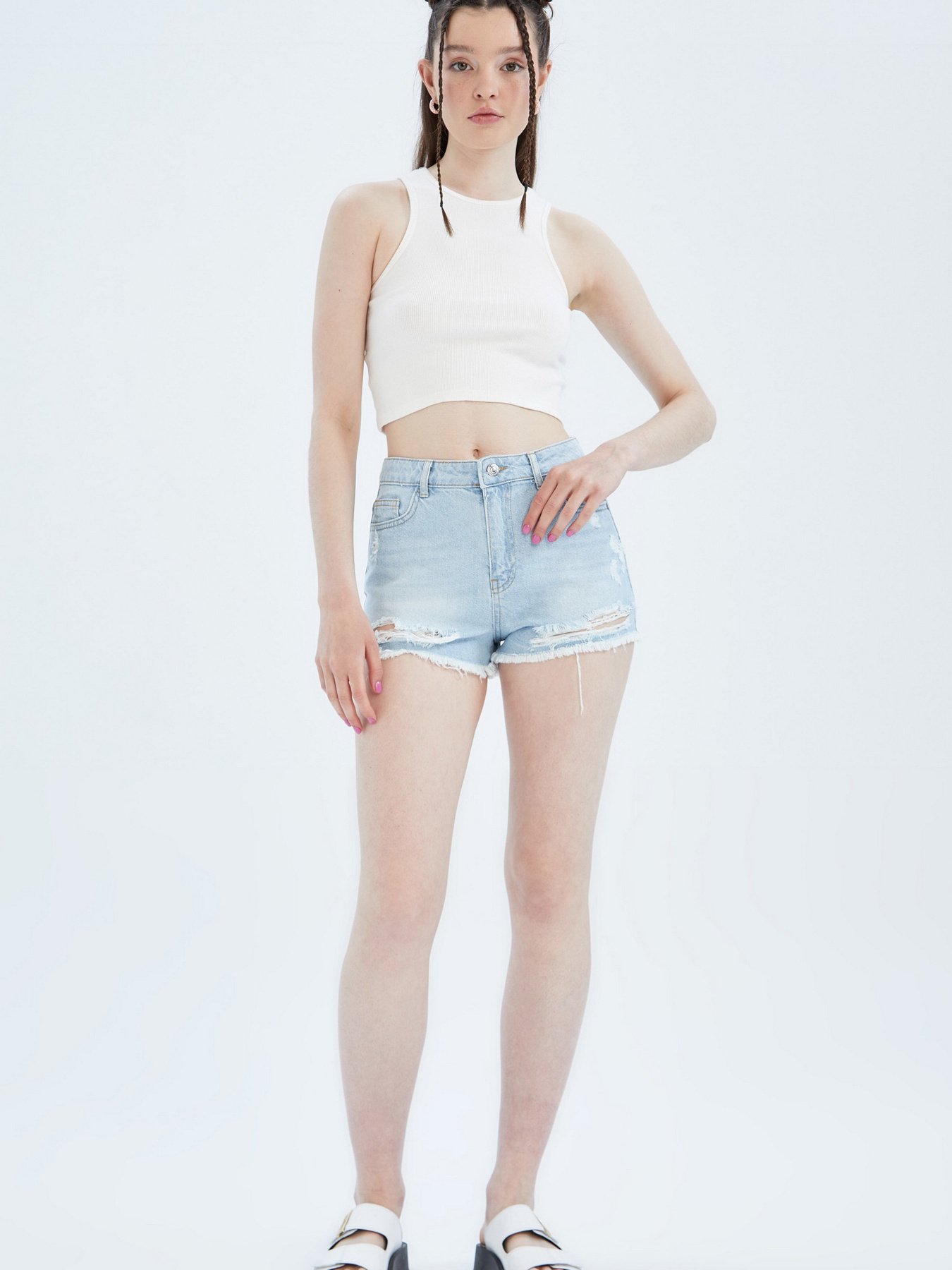 Шорты джинсовые DeFacto модель X6837AZ-NM39 Фото