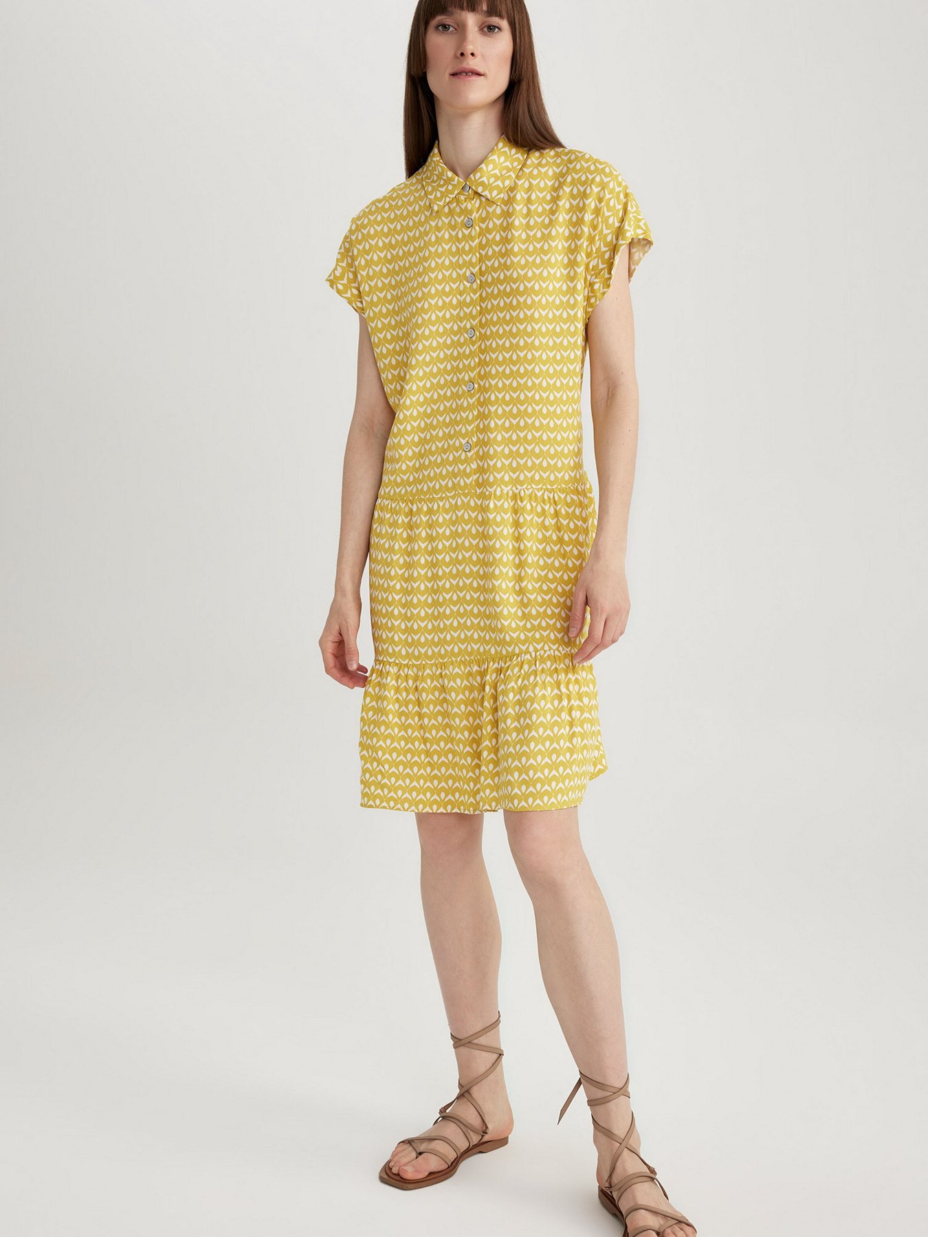 Платье миди DeFacto модель Y8112AZ-YL286 Фото