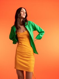 Платье мини DeFacto модель Y7690AZ-YL304 Платье мини DeFacto модель Y7690AZ-YL304 Фото