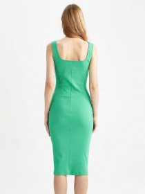 Платье миди DeFacto модель Z7577AZ-GN401 Фото