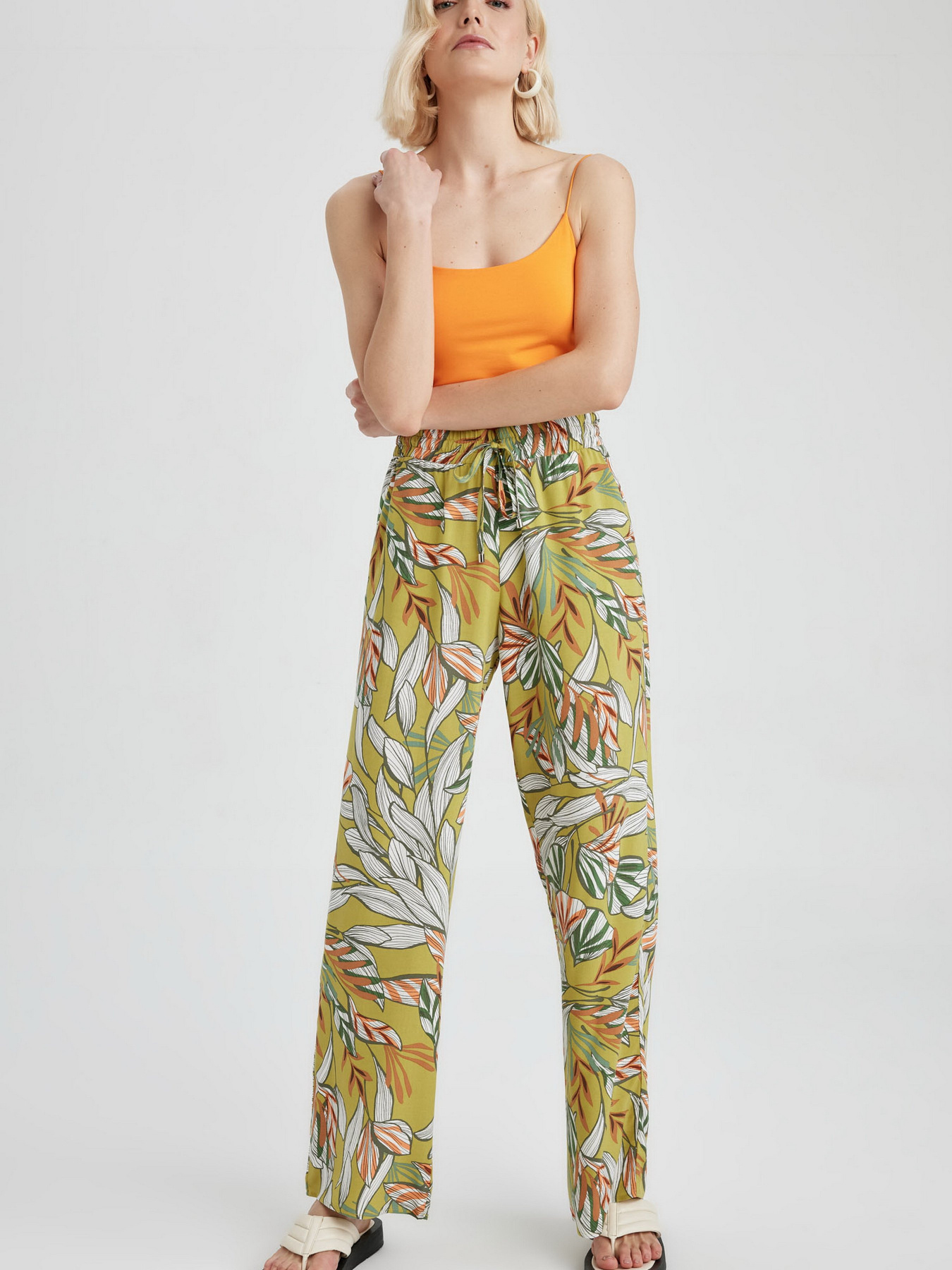 Штани палаццо DeFacto модель J8739AZ-GN263 Фото