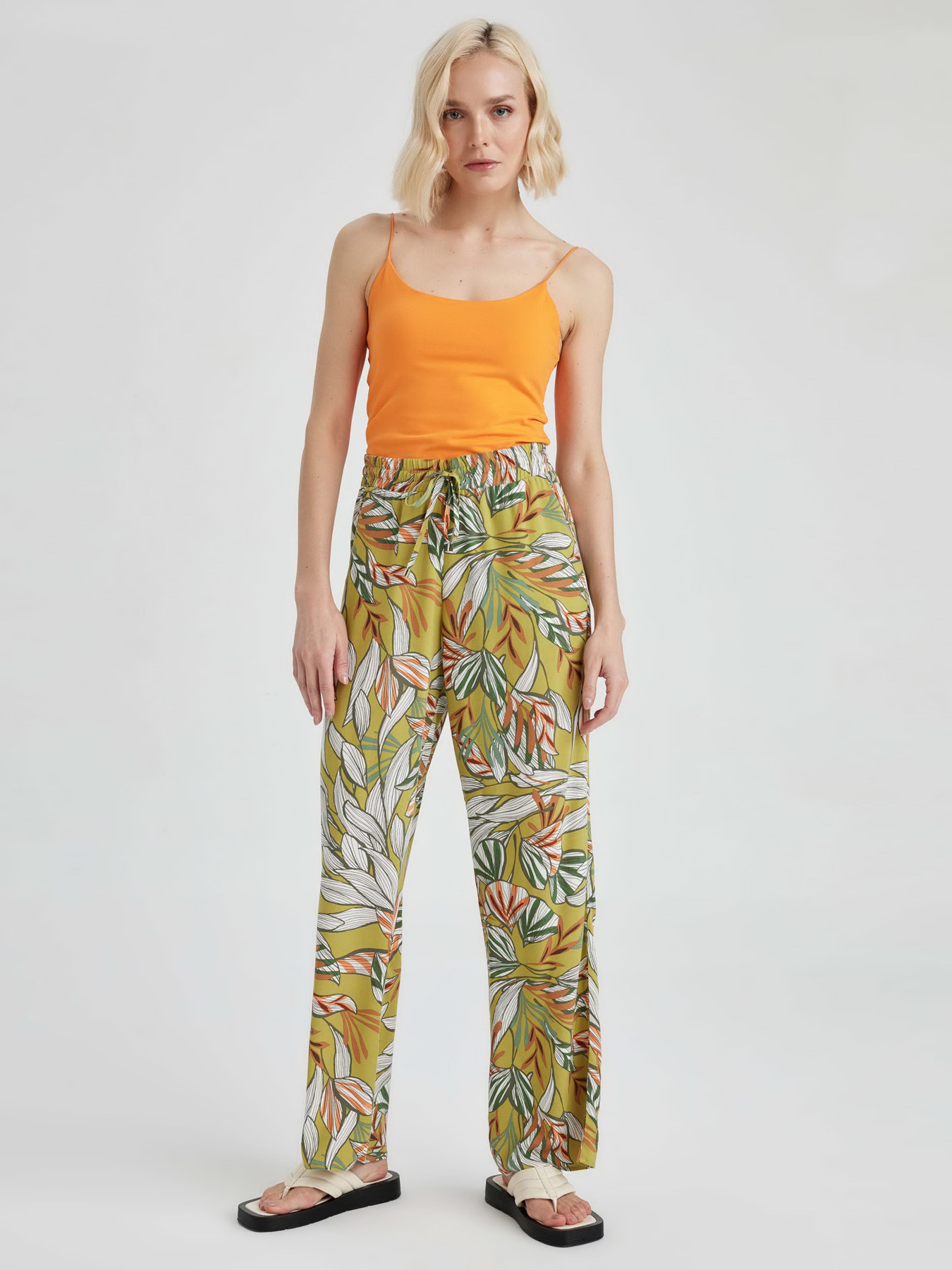 Штани палаццо DeFacto модель J8739AZ-GN263 Фото