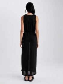 Платье макси DeFacto модель X7525AZ-BK81 Фото