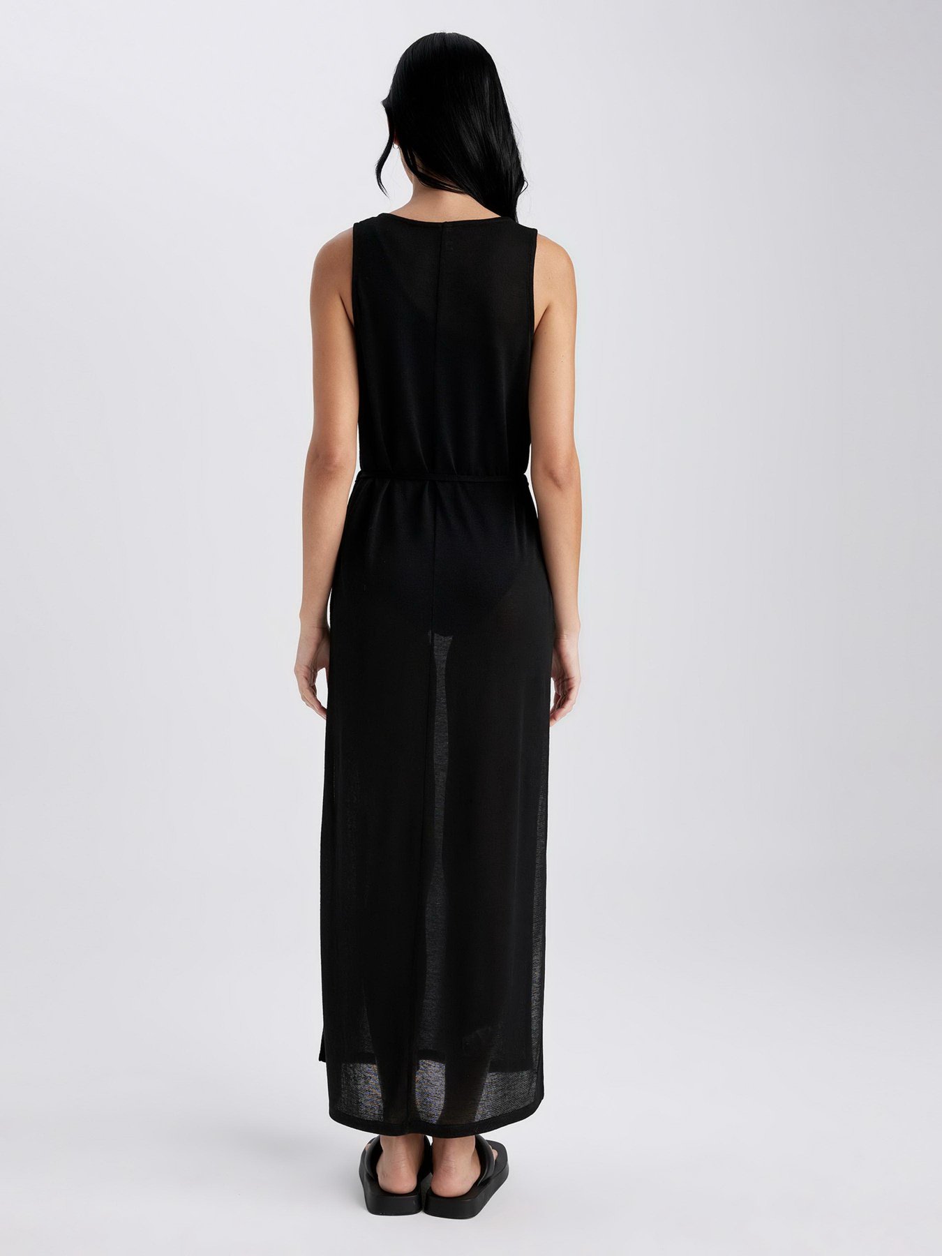 Сукня максі DeFacto модель X7525AZ-BK81 Сукня максі DeFacto модель X7525AZ-BK81 Фото