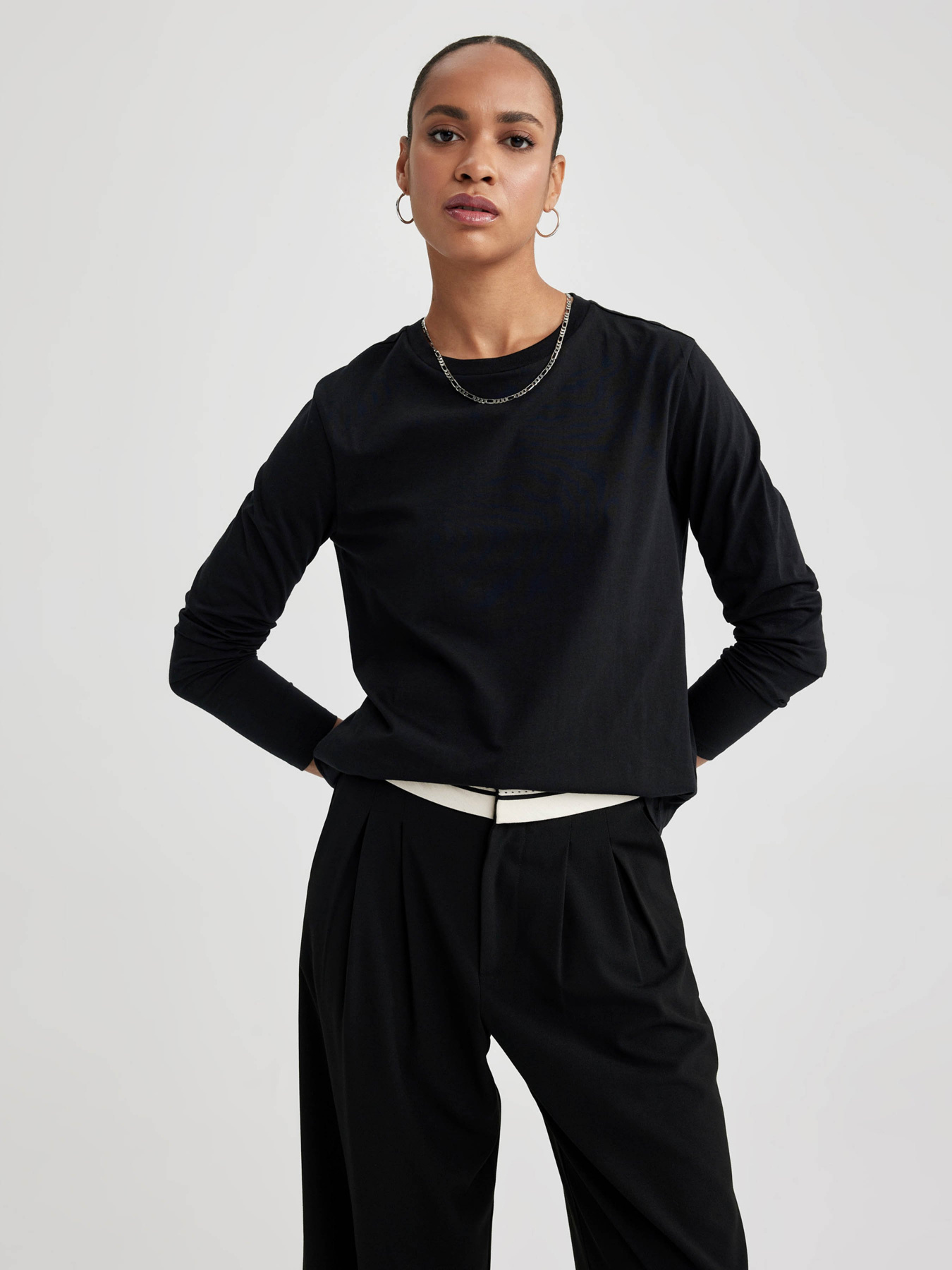 Лонгслив DeFacto модель A5028AX-BK81 Фото