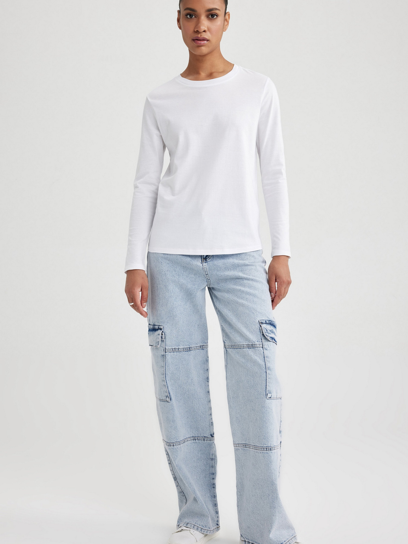 Лонгслів DeFacto модель A5028AX-WT34 Фото