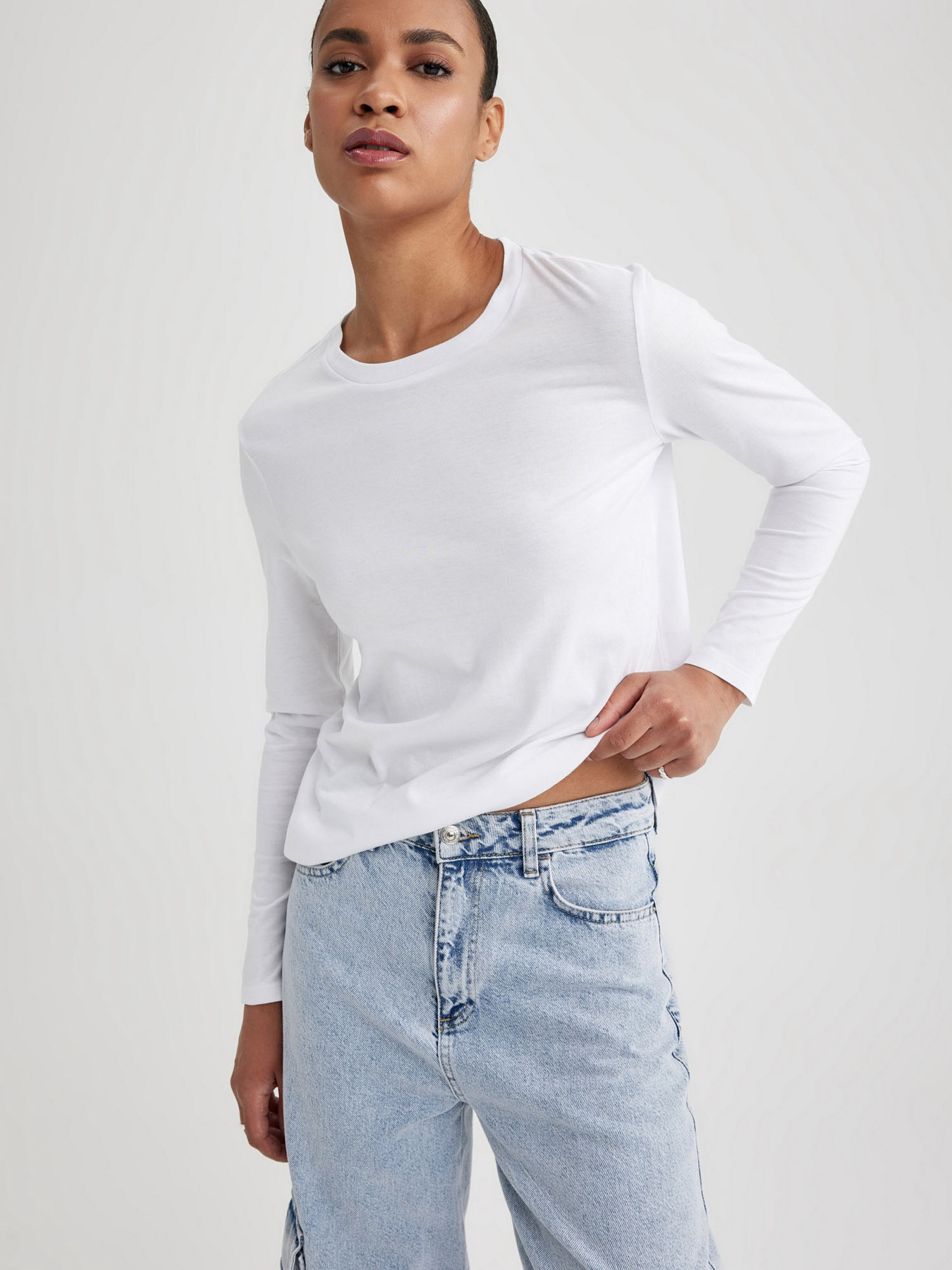 Лонгслів DeFacto модель A5028AX-WT34 Фото