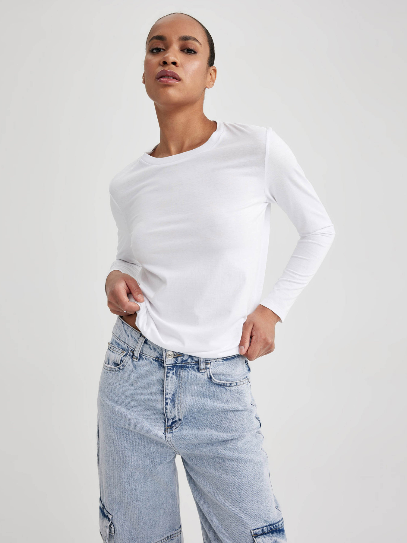 Лонгслів DeFacto модель A5028AX-WT34 Фото