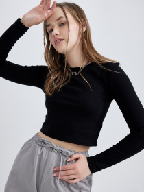 Лонгслив DeFacto модель A8311AX-BK81 Фото