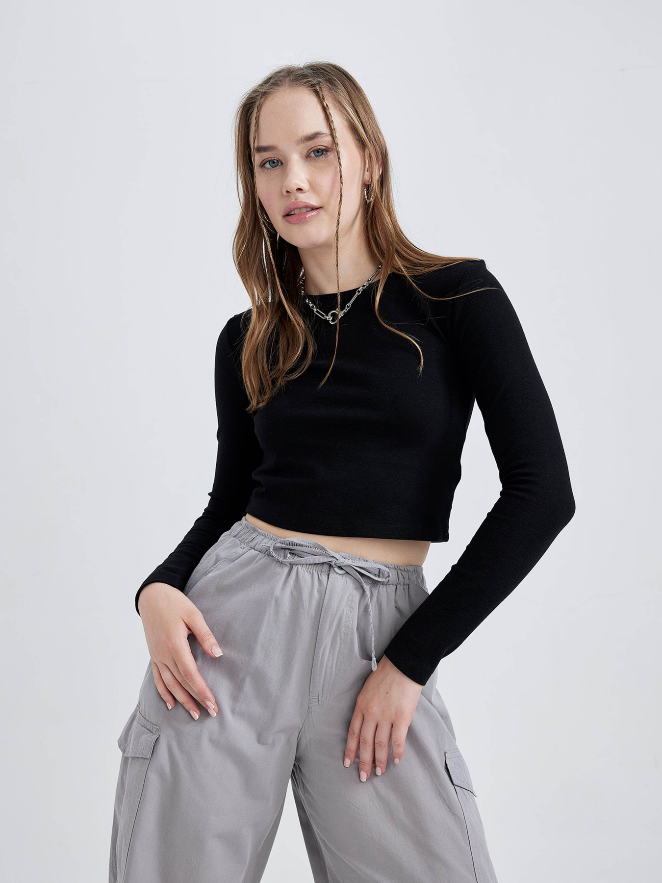 Лонгслів DeFacto модель A8311AX-BK81 Фото