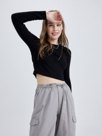 Лонгслів DeFacto модель A8311AX-BK81 Фото