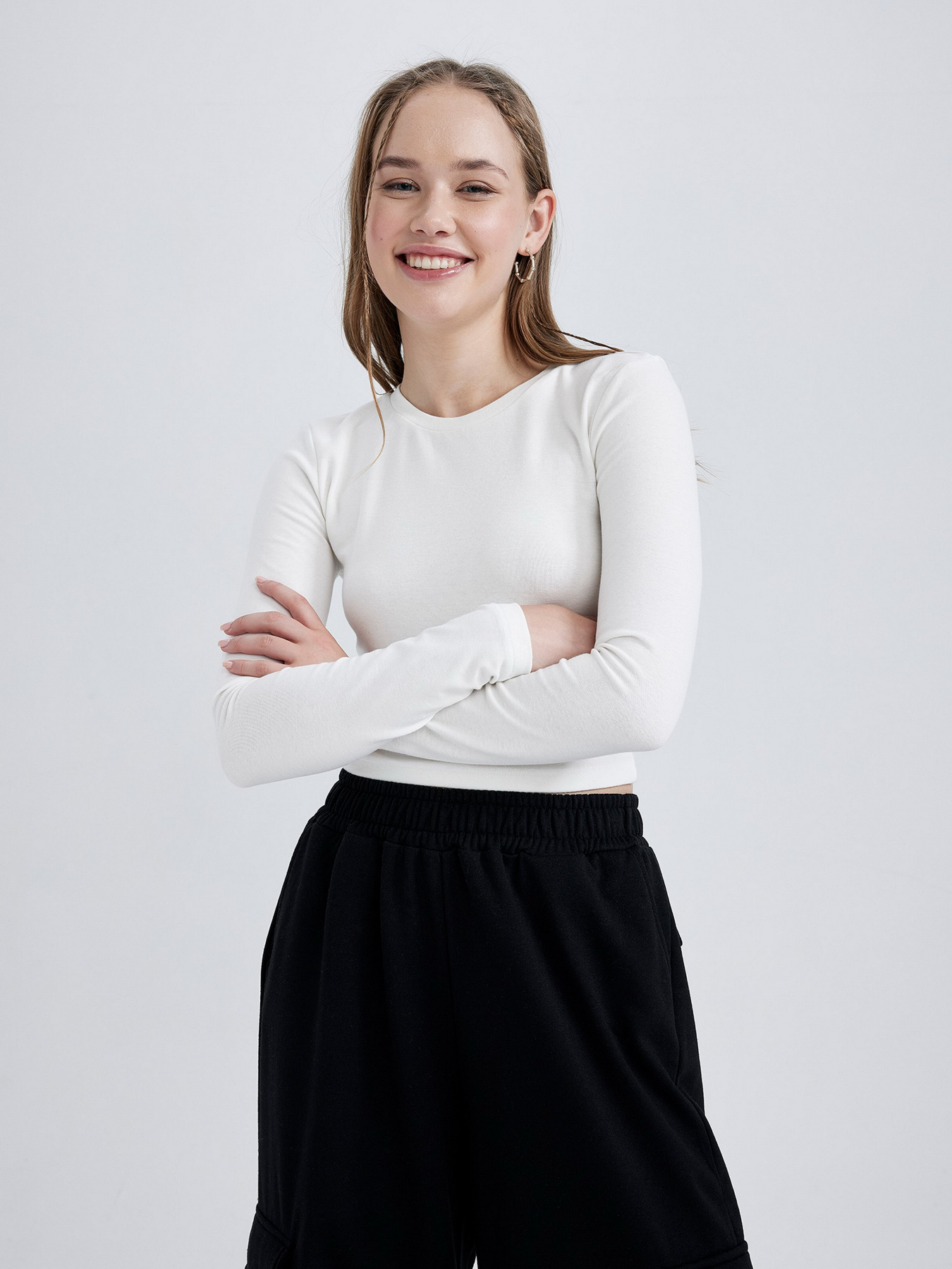 Лонгслив DeFacto модель A8311AX-WT32 Фото