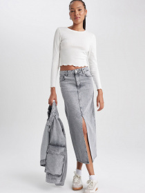 Джинсова спідниця DeFacto модель A9585AX-NM55 Фото