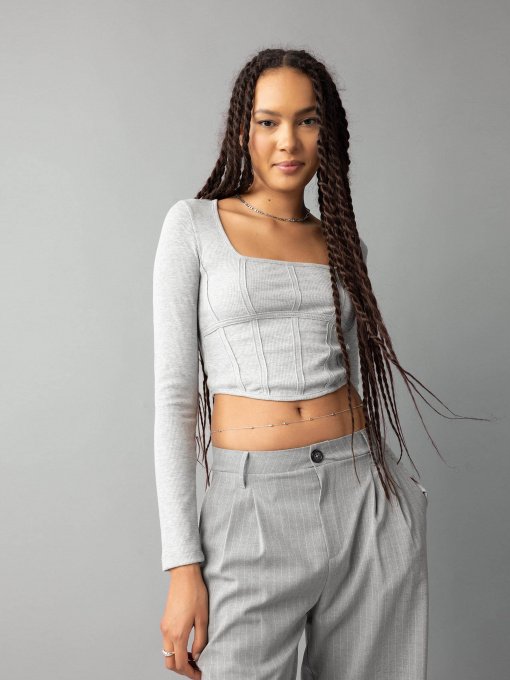 Лонгслів DeFacto модель B0909AX-GR28 Фото