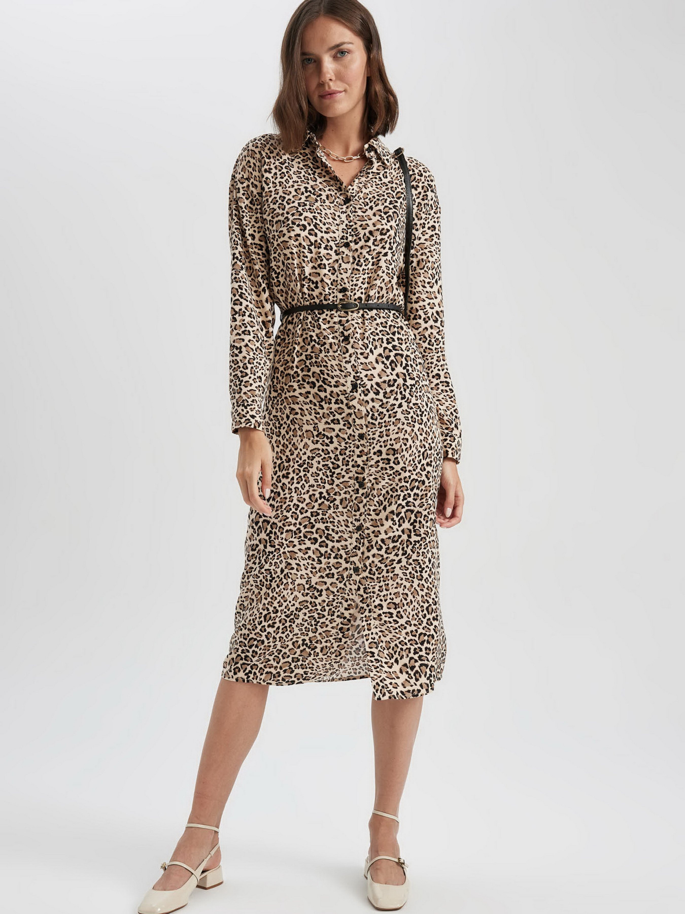 Платье миди DeFacto модель B1653AX-BG305 Фото