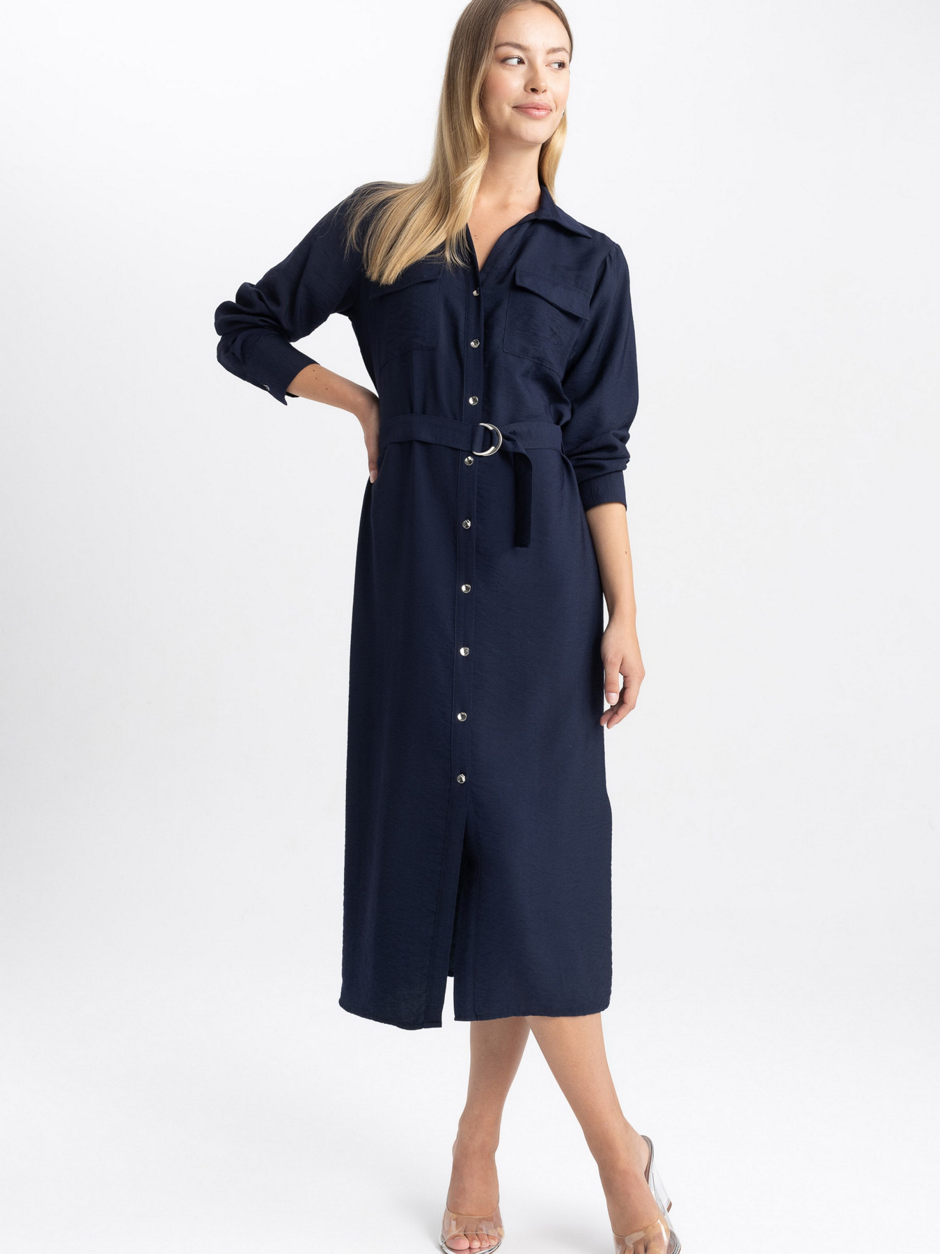 Платье миди DeFacto модель B1860AX-NV28 Фото