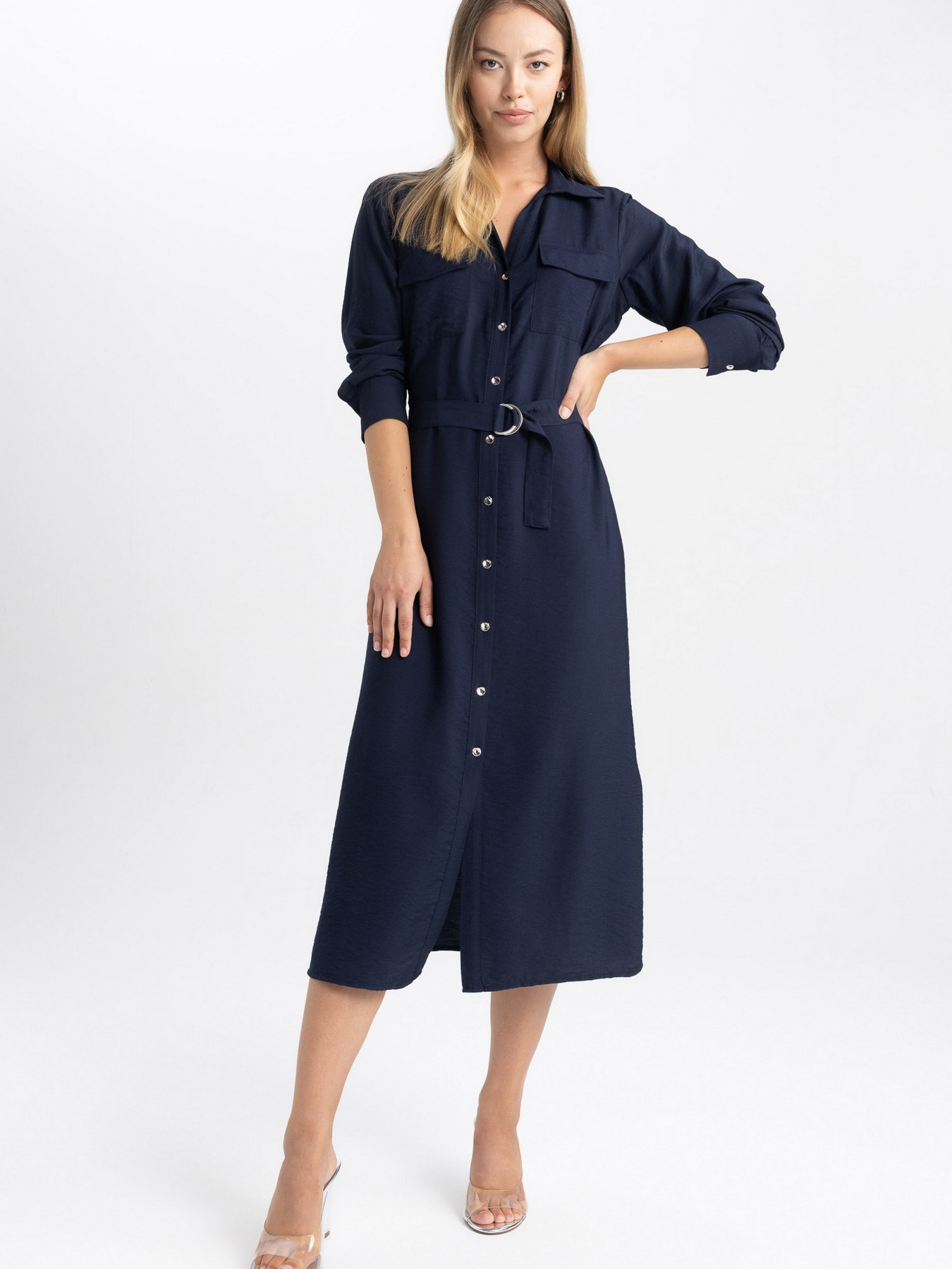 Сукня міді DeFacto модель B1860AX-NV28 Фото