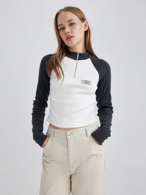 Лонгслив DeFacto модель B2063AX-GR459 Фото