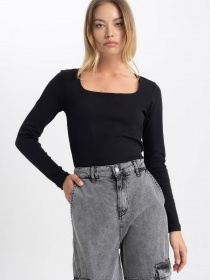 Лонгслив DeFacto модель B2067AX-BK81 Фото