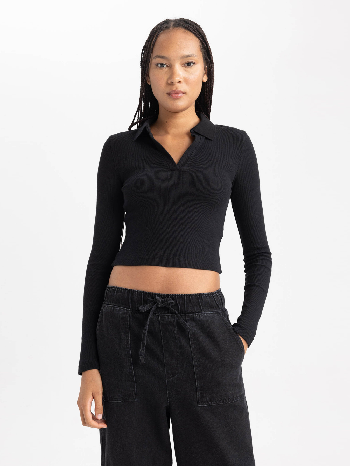 Лонгслив DeFacto модель B2125AX-BK81 Фото