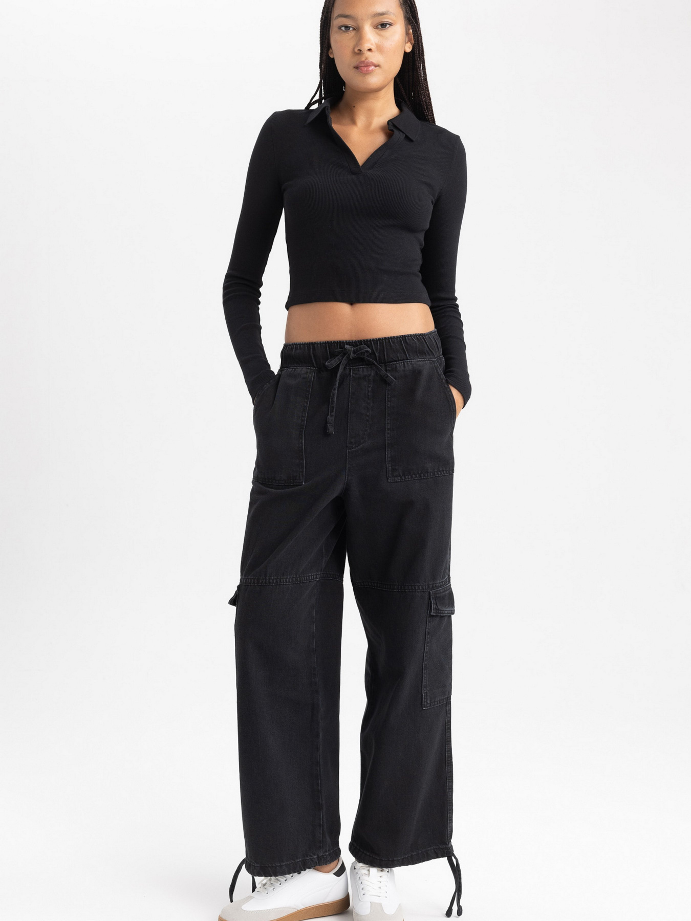 Лонгслів DeFacto модель B2125AX-BK81 Фото