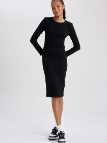 Сукня міді DeFacto модель B2465AX-BK81 Фото