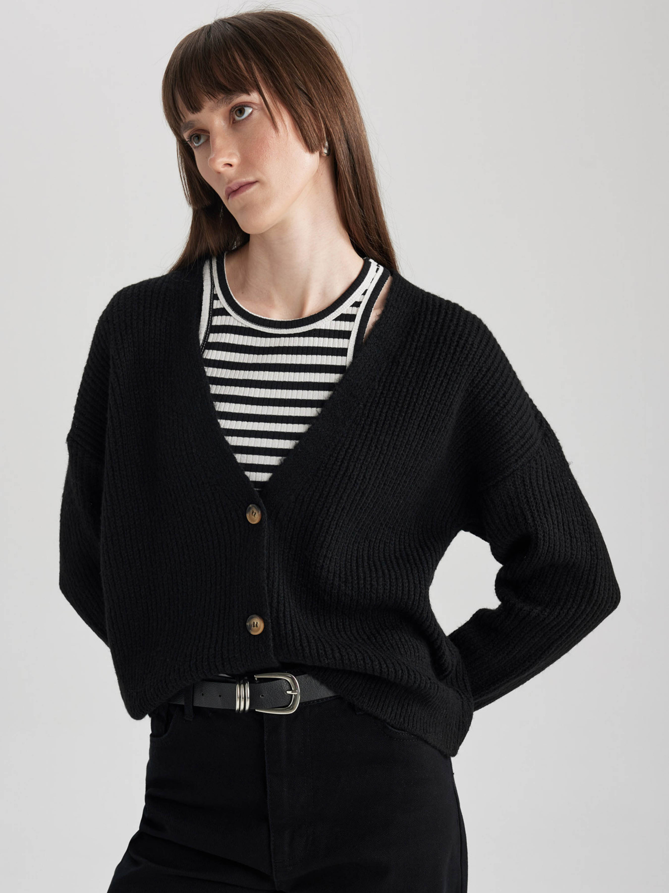 Кардиган DeFacto модель R1262AZ-BK27 Фото