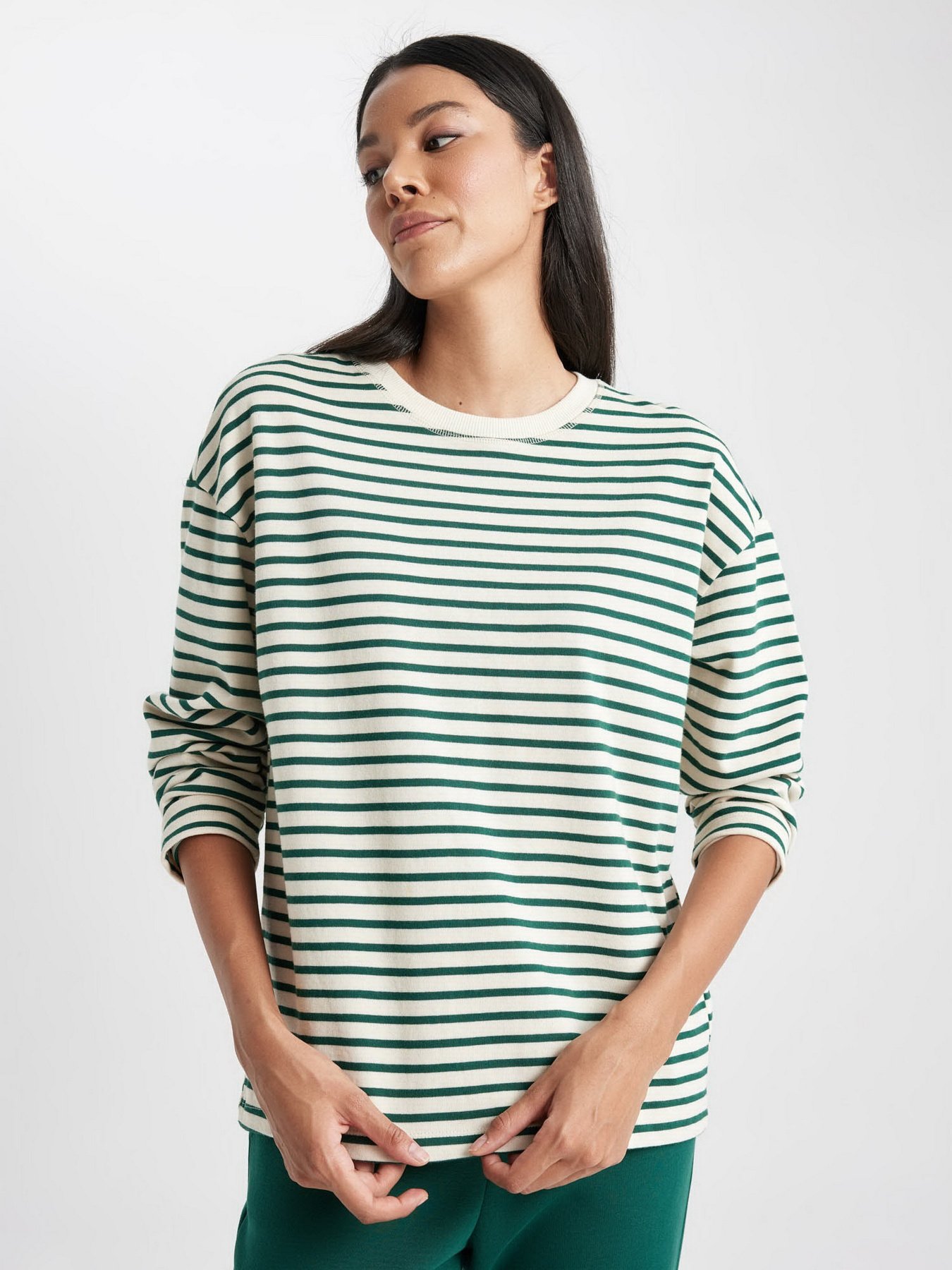 Лонгслів DeFacto модель Y1507AZ-GN671 Фото