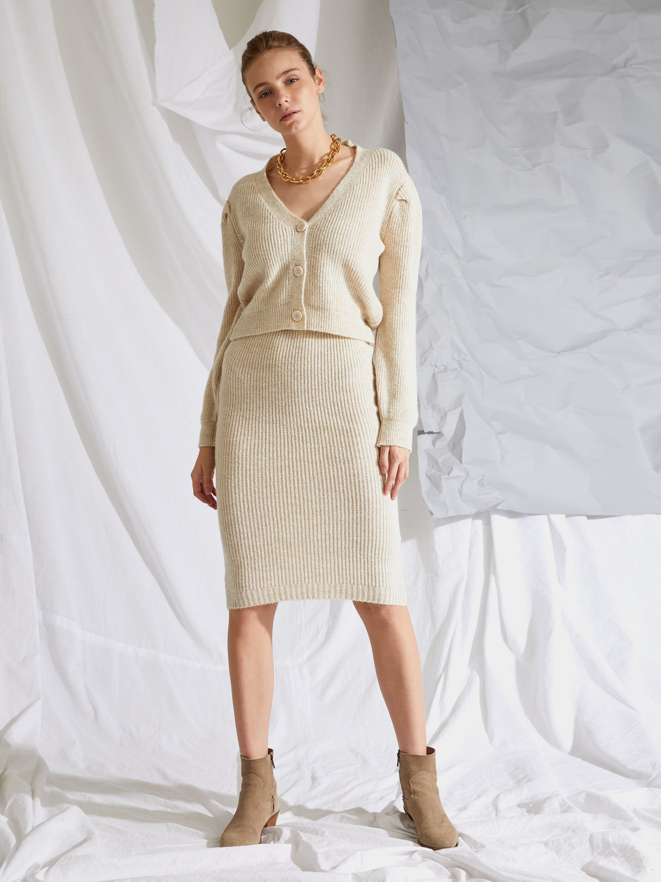 Юбка миди DeFacto модель S1928AZ-BG238 Фото