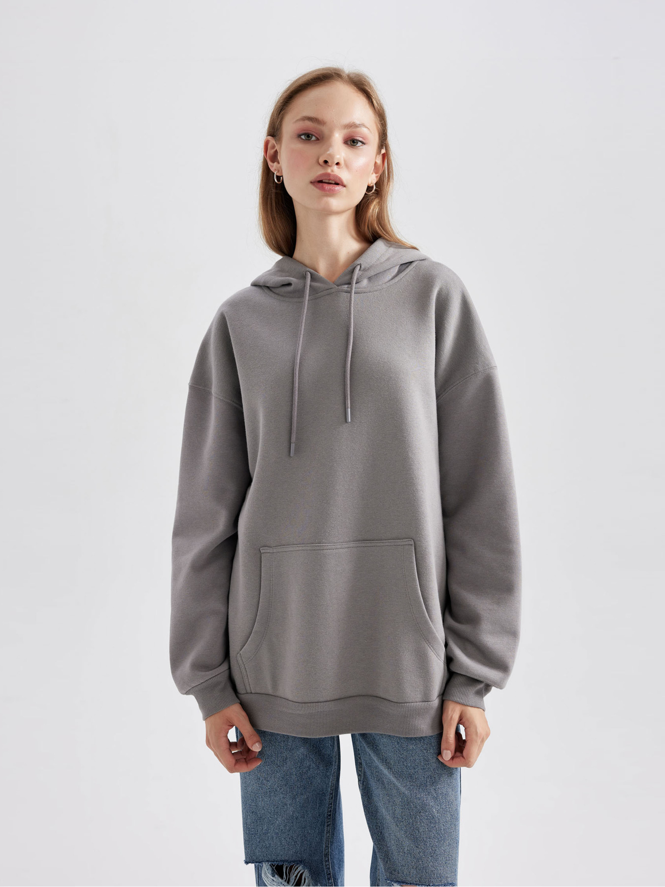 Худи DeFacto модель M3417AZ-GR453 Фото