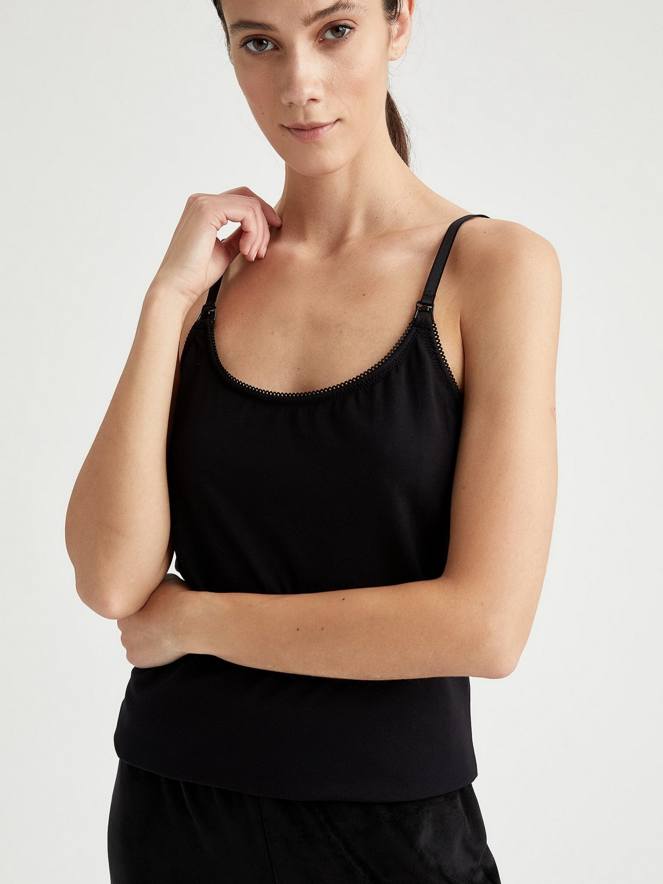 Майка для дому DeFacto модель S8891AZ-WT34 Майка для дому DeFacto модель S8891AZ-WT34 Фото