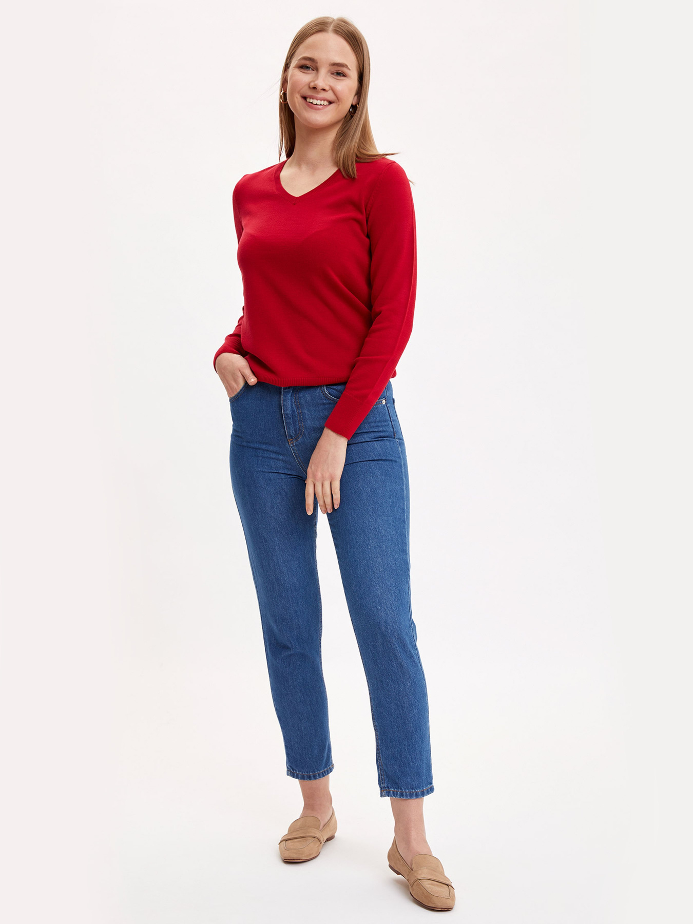 Пуловер DeFacto модель F7088AZ-RD106 Фото