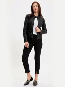 Шкіряна куртка DeFacto модель N6772AZ-BK27 Фото