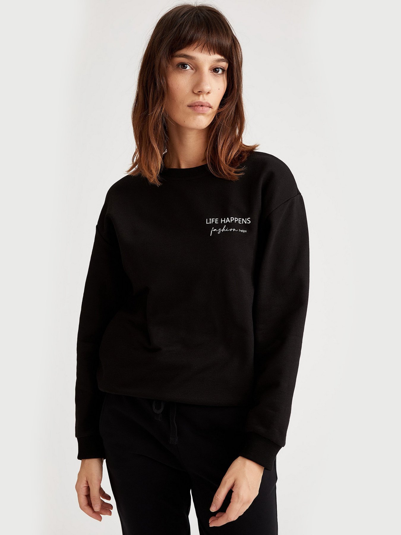 Світшот DeFacto модель T1149AZ-BK27 Фото